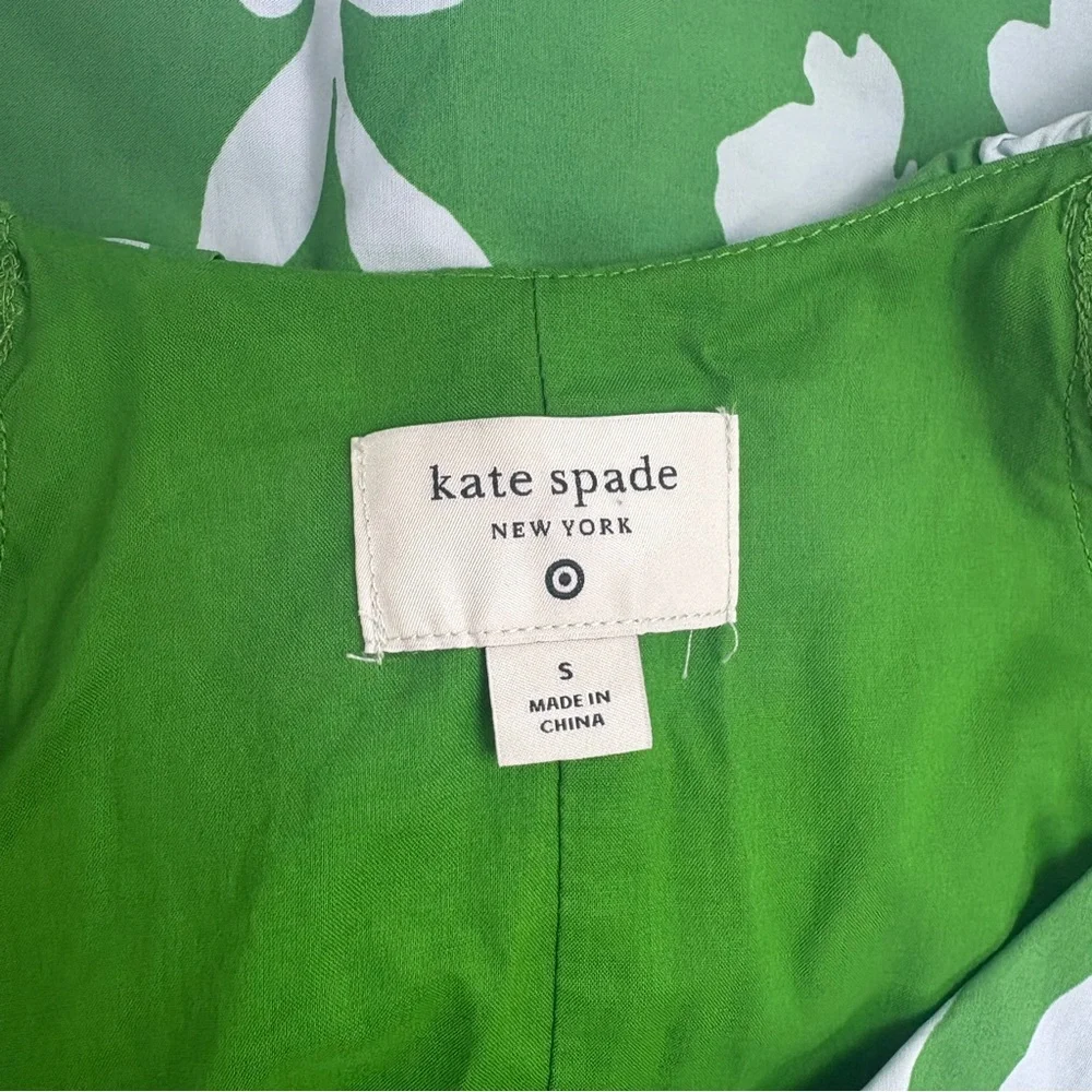 Kate Spade Green and Light Blue Oversized Tunic Dress - Picture 6 of 9